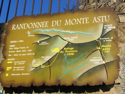 Carte du sentier MONTE ATSU!